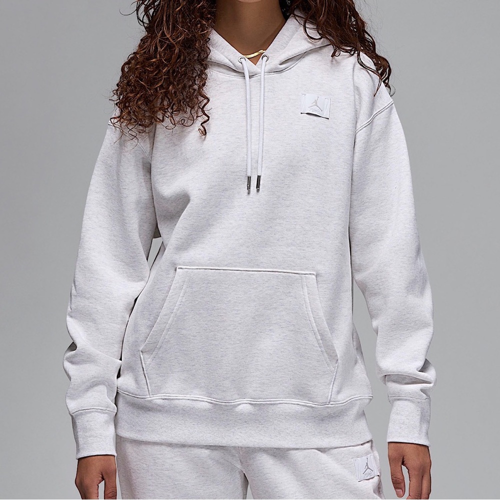 Jordan Flight Fleece Women's Satin-Lined Pullover Hoodie FV7050-051 Dead-stock